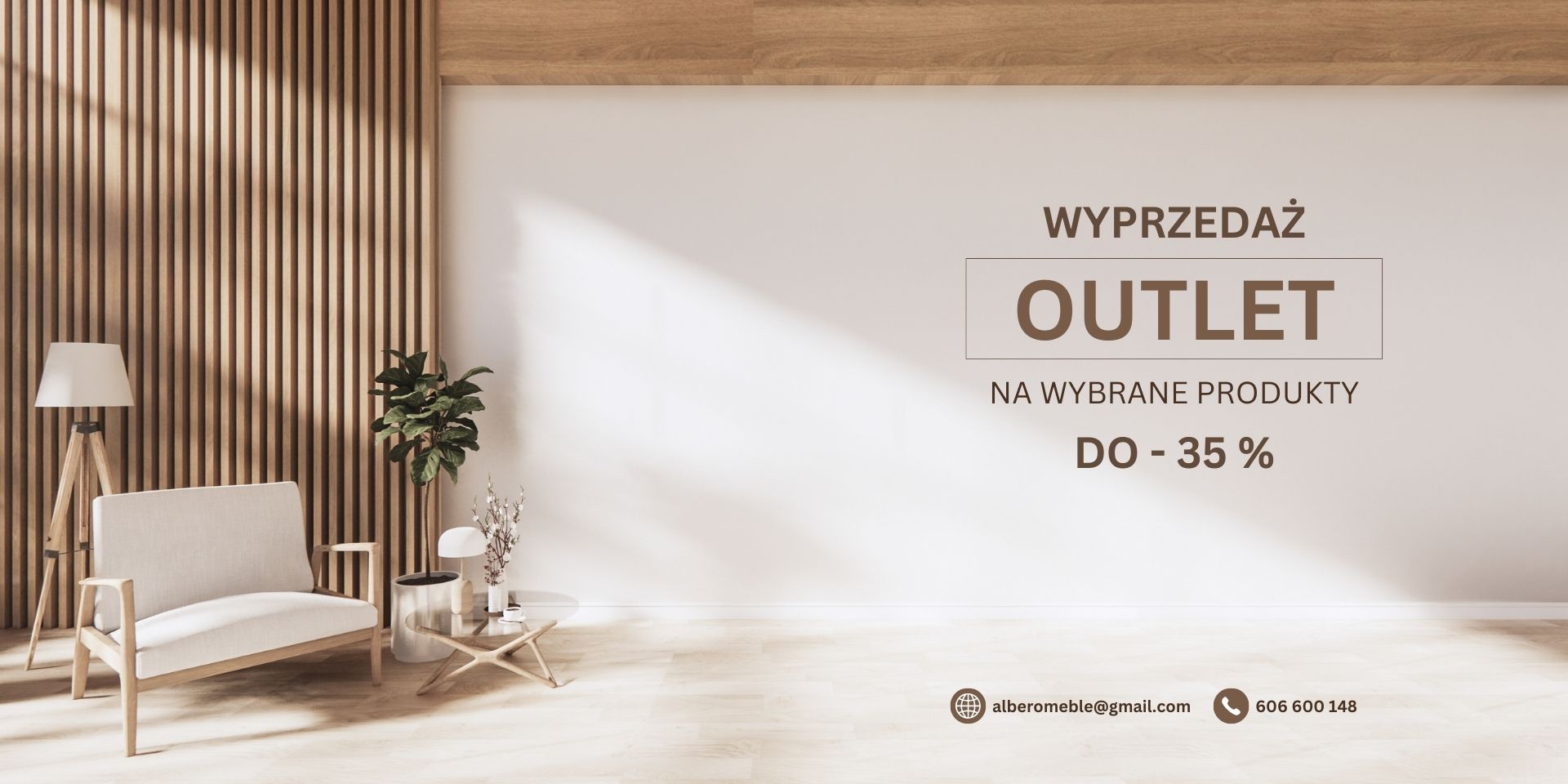 wyprzedaż mebli 