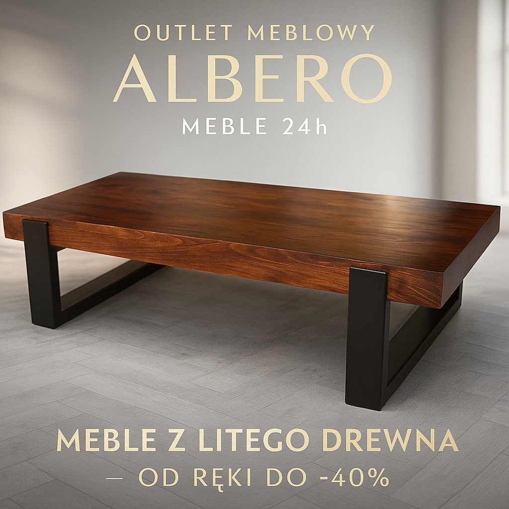 stolik z drewna litego wyprzedaż
