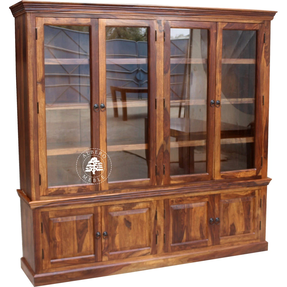 Tradycyjna Biblioteka Drewniana na Zamówienie