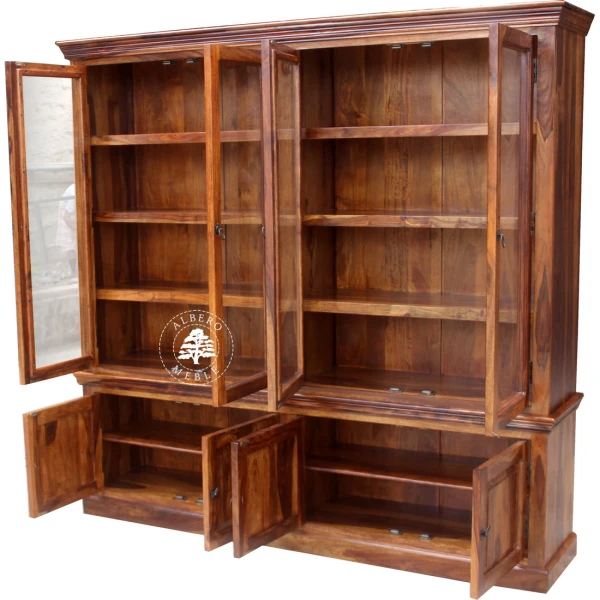 Tradycyjna Biblioteka Drewniana na Zamówienie