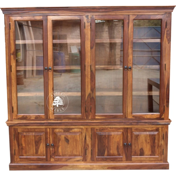 Tradycyjna Biblioteka Drewniana na Zamówienie