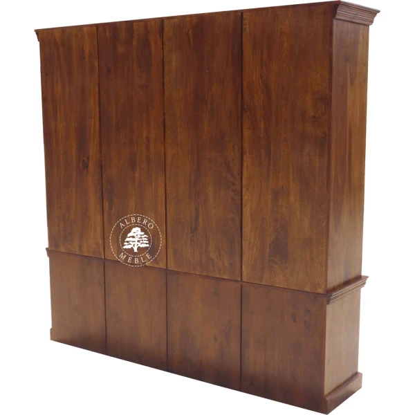 Tradycyjna Biblioteka Drewniana na Zamówienie