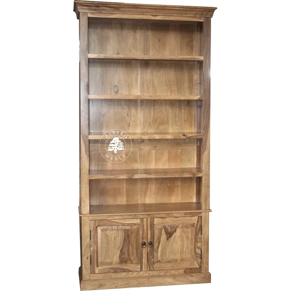 Stylowy Regał Drewniany do Gabinetu