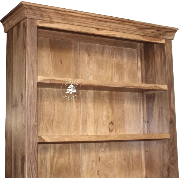 Stylowy Regał Drewniany do Gabinetu