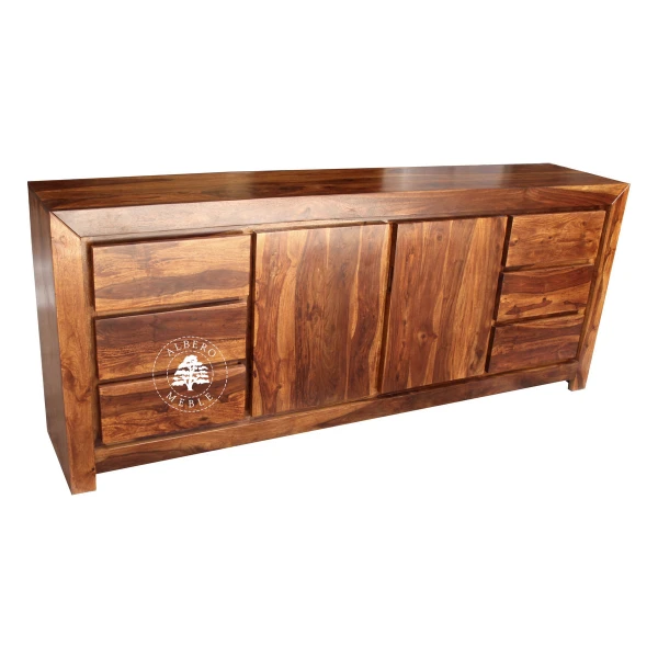 Pojemna nowoczesna komoda drewniana Goa