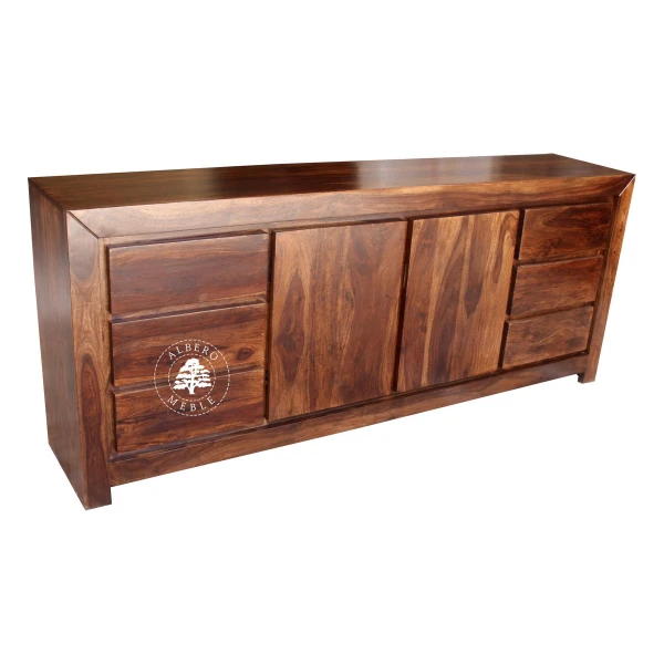 Pojemna nowoczesna komoda drewniana Goa