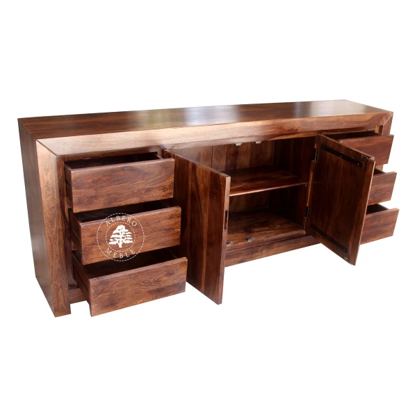 Pojemna nowoczesna komoda drewniana Goa