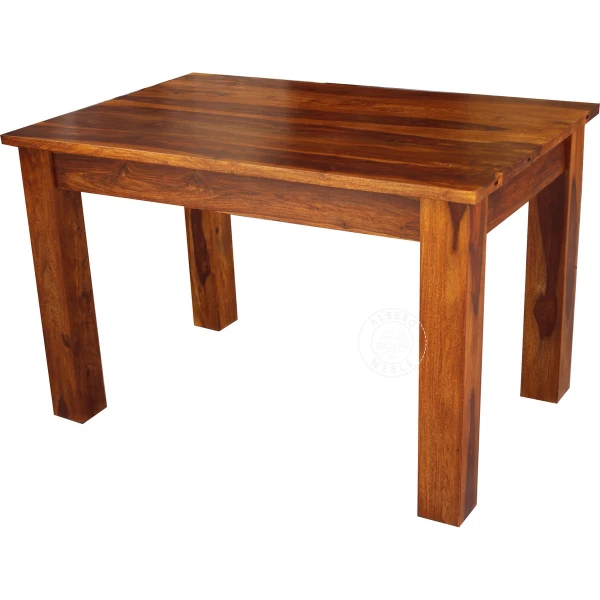 Stół z drewna litego z szufladami bocznymi