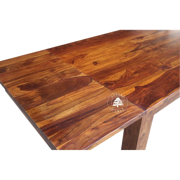 Stół z drewna litego z szufladami bocznymi