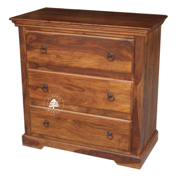 Klasyczna drewniana komoda na bieliznę