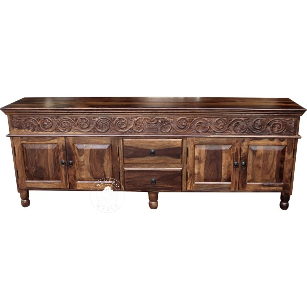 Unikatowa komoda z drewna palisandrowego