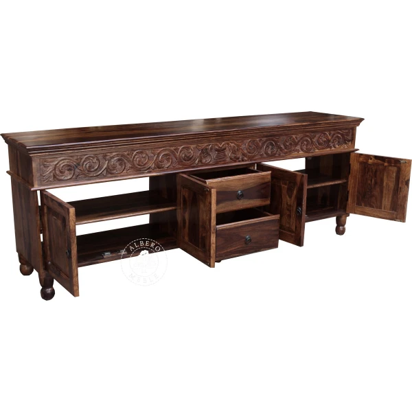 Unikatowa komoda z drewna palisandrowego