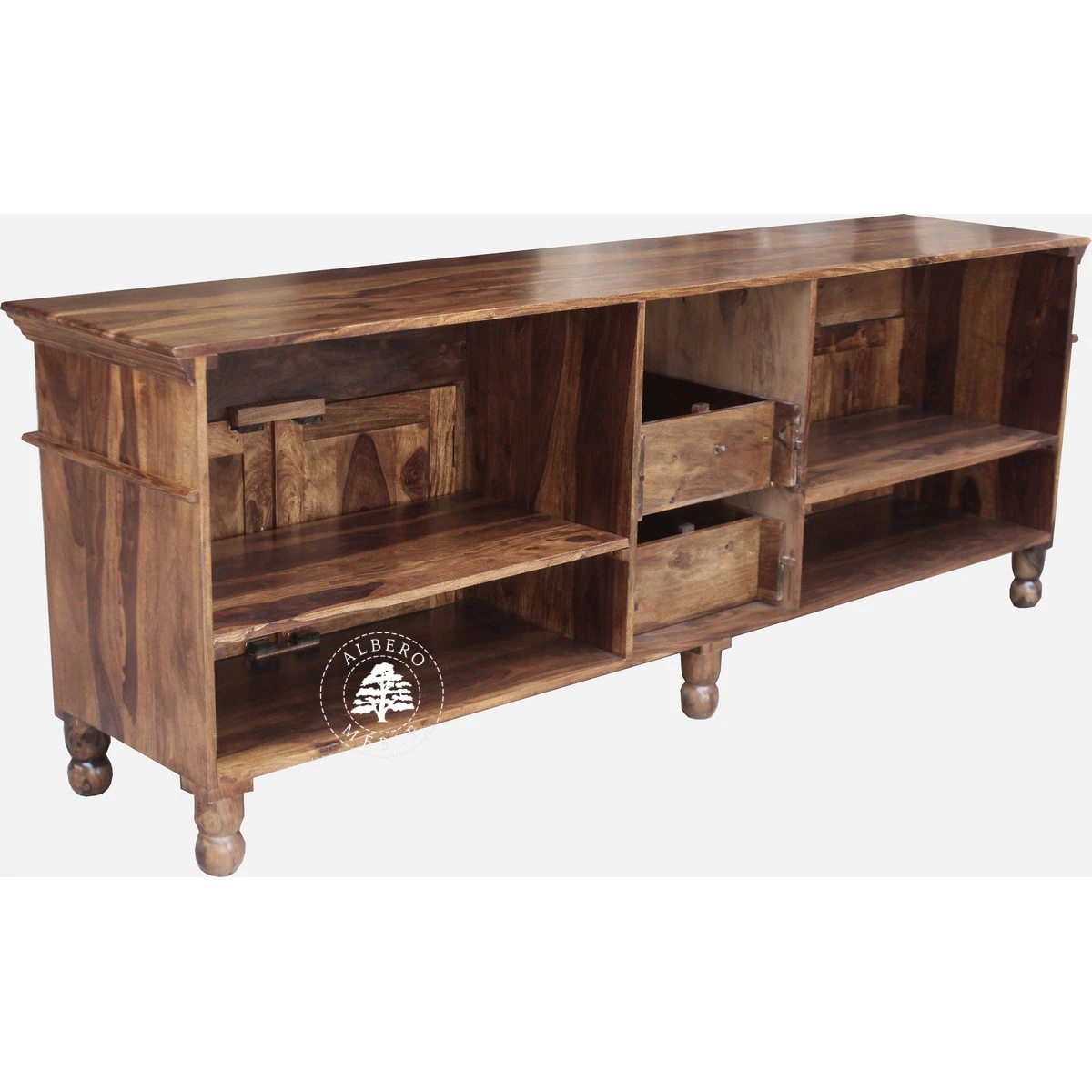 Unikatowa komoda z drewna palisandrowego