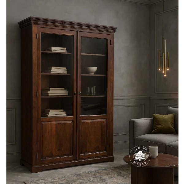 Klasyczna Witryna Drewniana na Wymiar