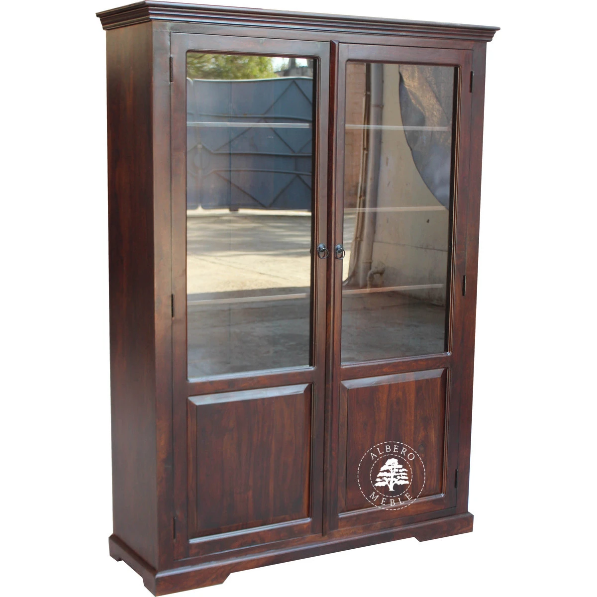 Klasyczna Witryna Drewniana na Wymiar