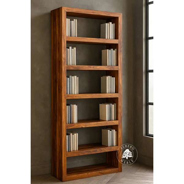 Wysoki Regał Drewniany na Wymiar