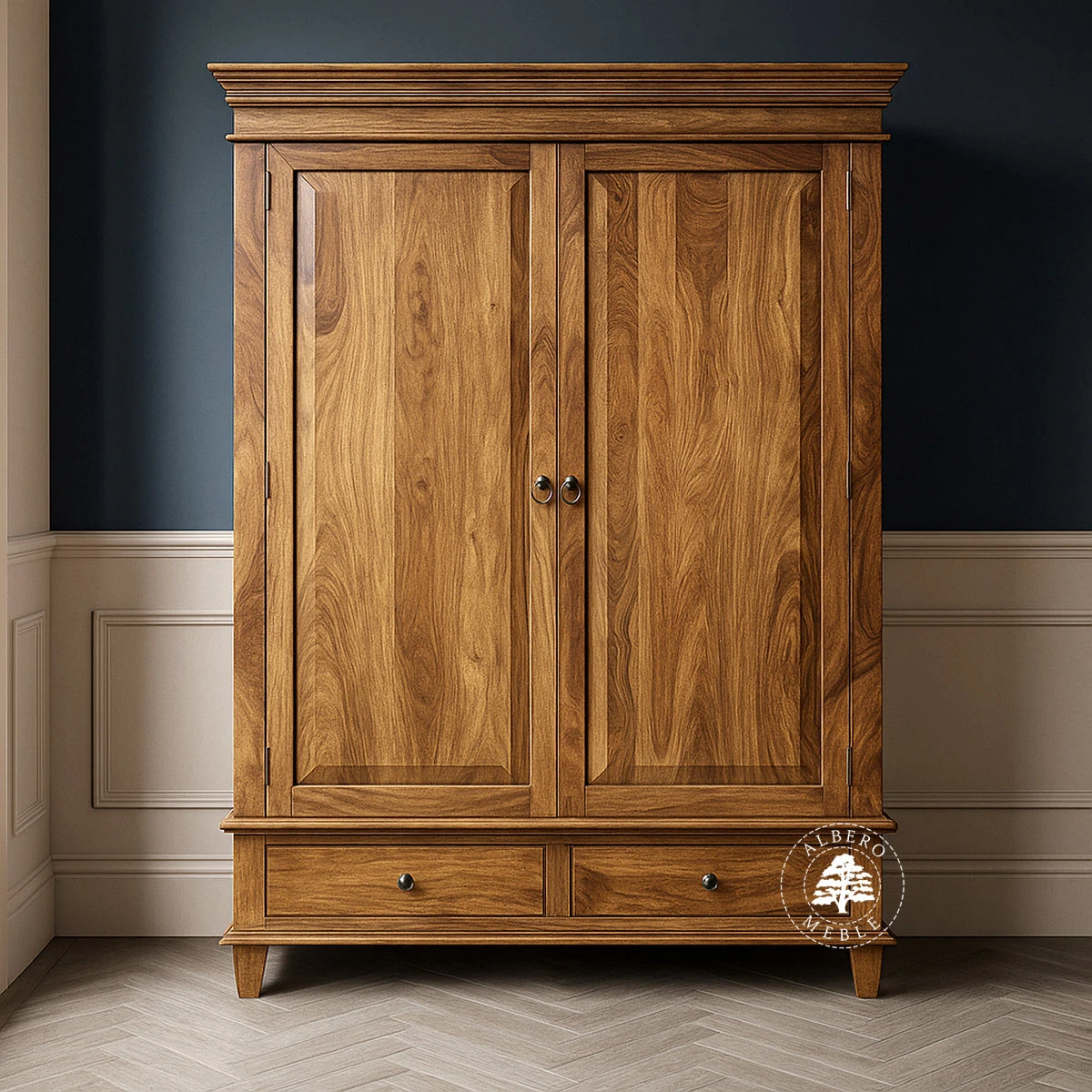 Stylizowana Drewniana Szafa Wolnostojąca na Wymiar