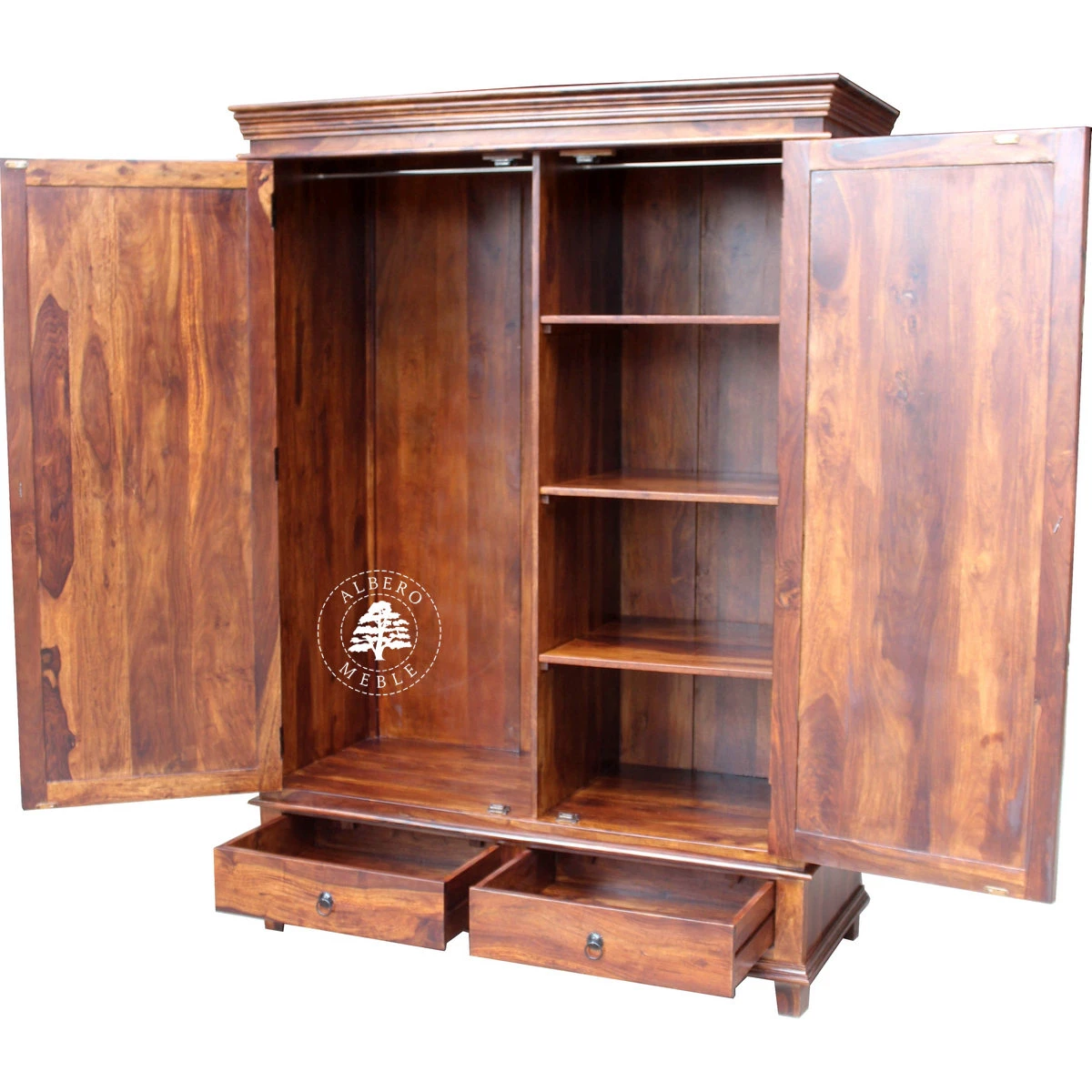 Stylizowana Drewniana Szafa Wolnostojąca na Wymiar