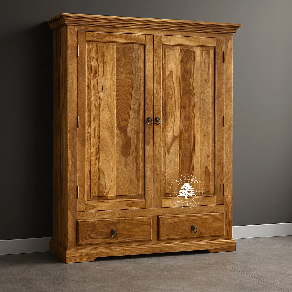 Klasyczna komoda drewniana