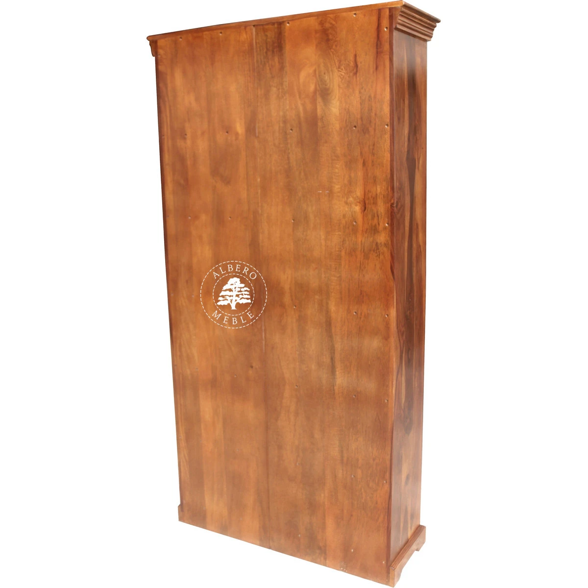 Wolnostojący Regał Drewniany w Tradycyjnym Stylu