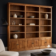 Klasyczna Biblioteka Drewniana na Wymiar