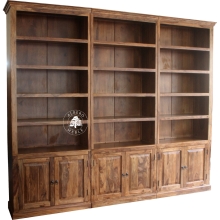 Klasyczna Biblioteka Drewniana na Wymiar