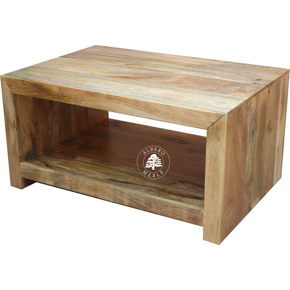 Ława kawowa Modern Cube z drewna mango