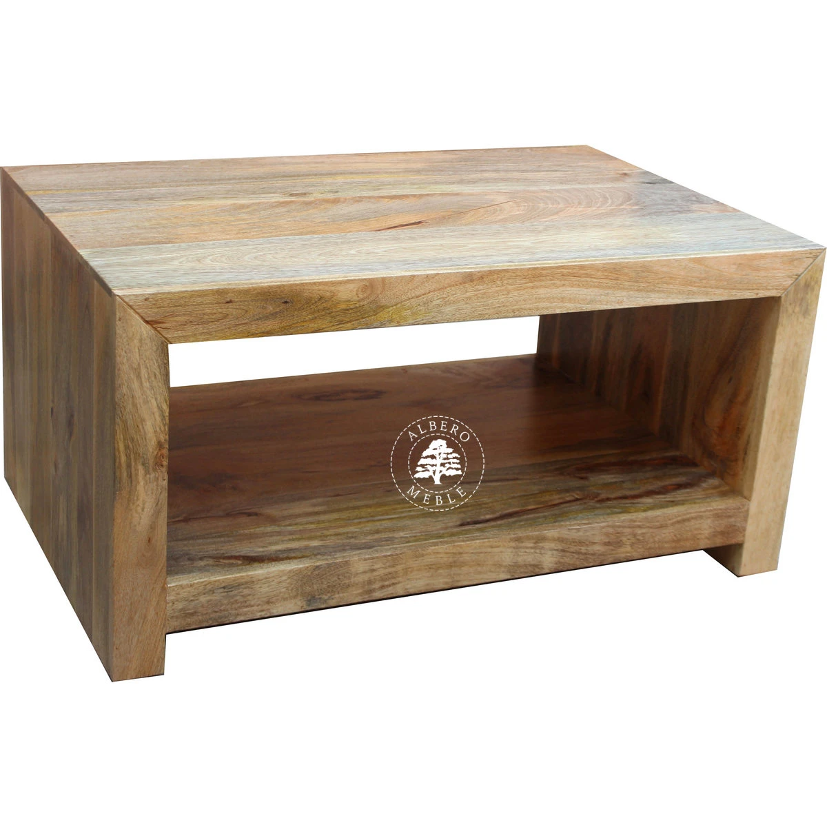 Ława kawowa Modern Cube z drewna mango