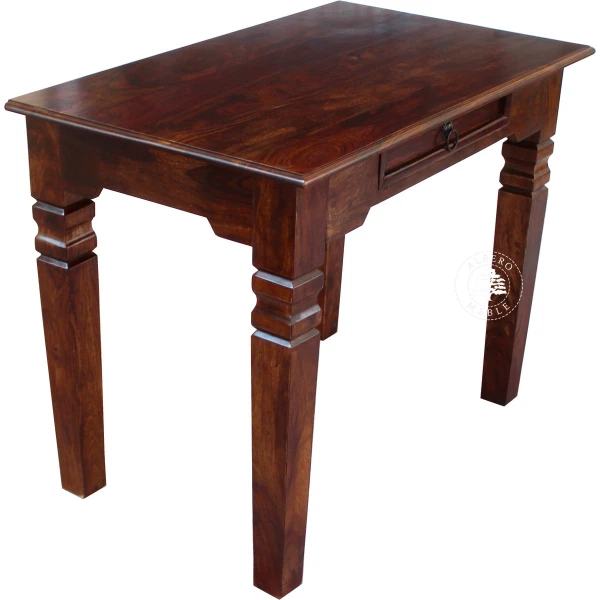 Oryginalne indyjskie biurko z litego drewna palisander