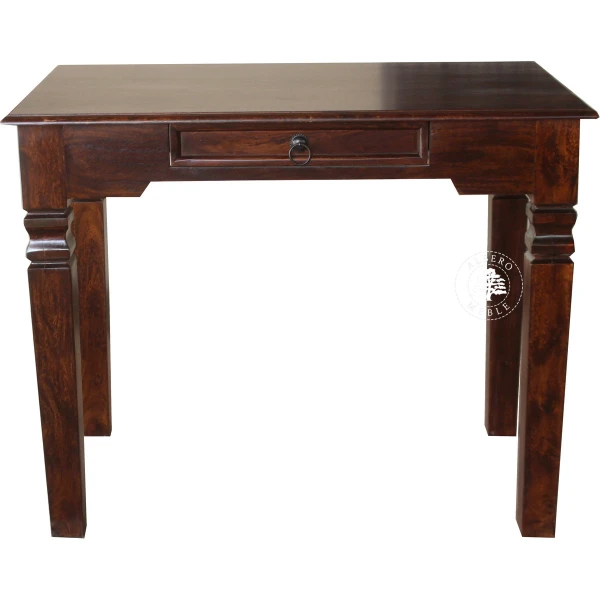 Oryginalne indyjskie biurko z litego drewna palisander