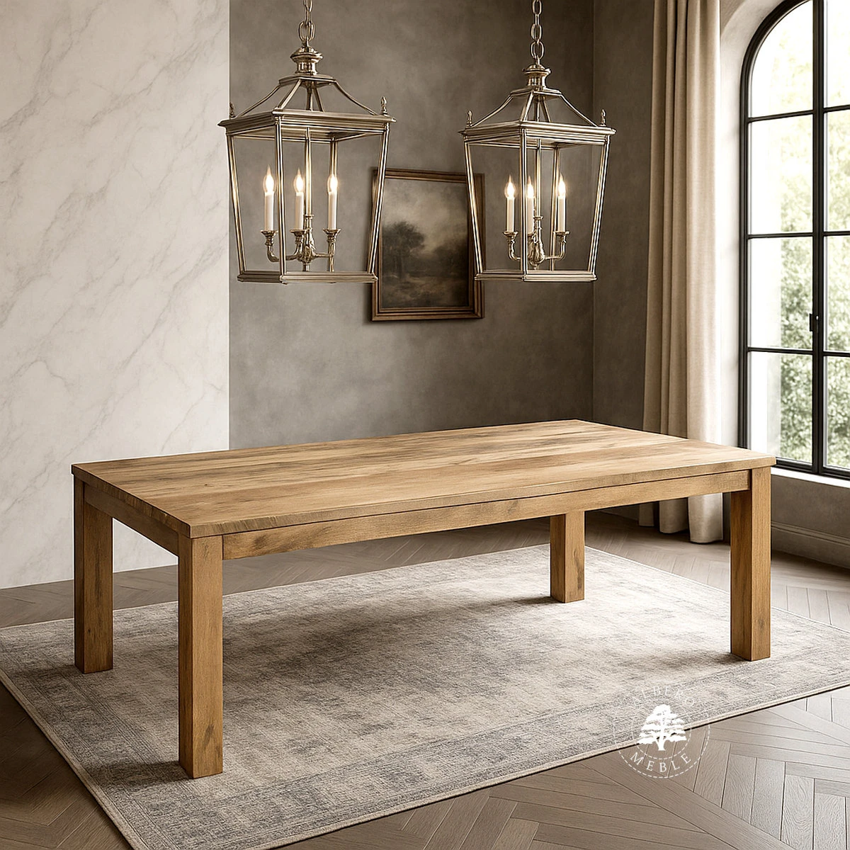 Stół z drewna mango