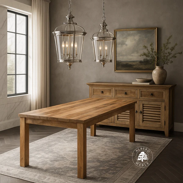 Stół z drewna mango