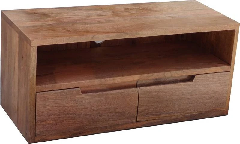 Drewniana szafka RTV z szufladami