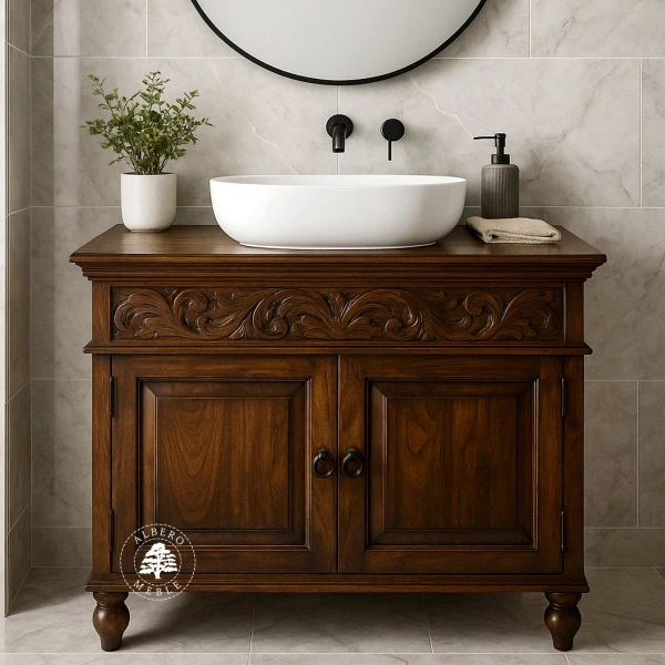 Komoda Drewniana pod Umywalkę do Łazienki