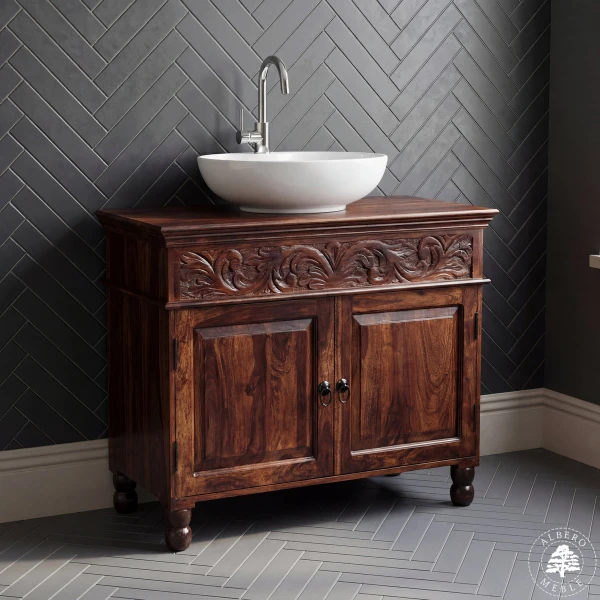 Komoda Drewniana pod Umywalkę do Łazienki