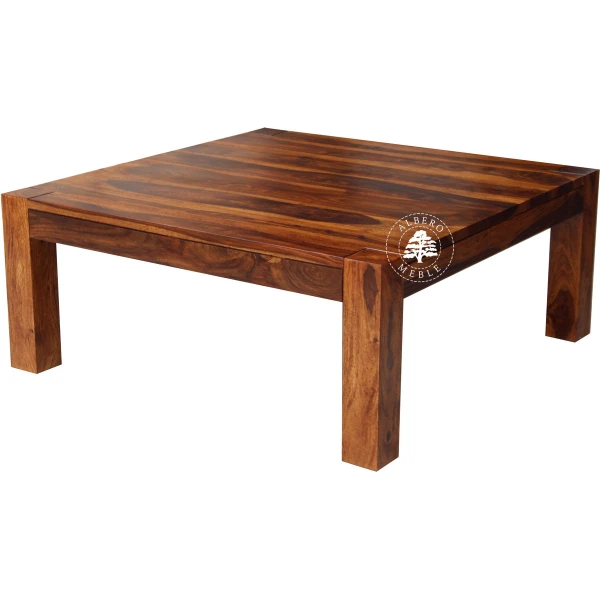 Duża ława kawowa drewniana na wymiar do salonu