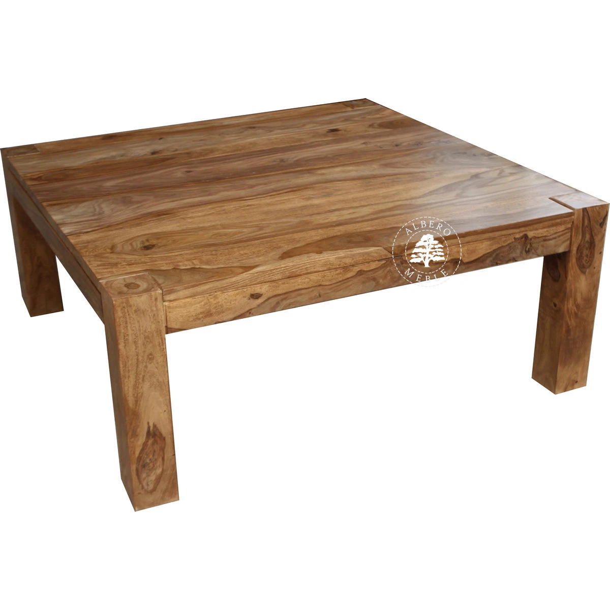 Duża ława kawowa drewniana na wymiar do salonu