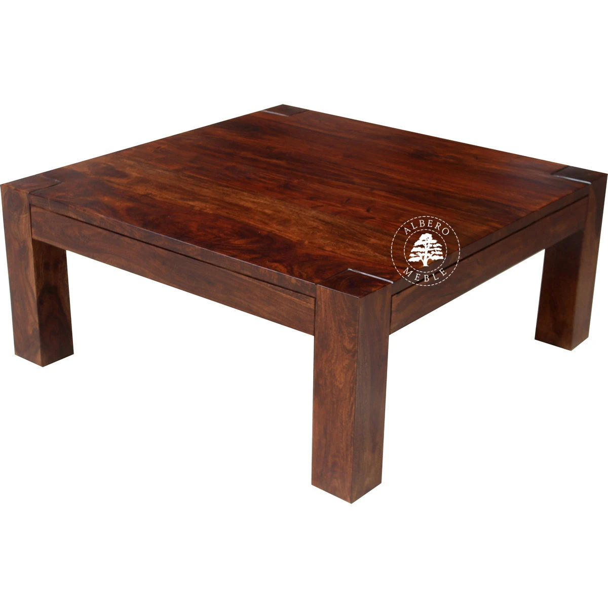 Duża ława kawowa drewniana na wymiar do salonu