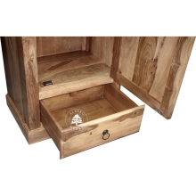 Płytka Jednodrzwiowa Szafa Drewniana w Klasycznym Stylu