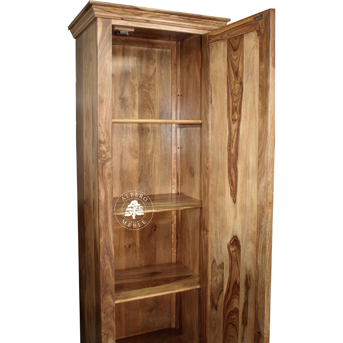 Płytka Jednodrzwiowa Szafa Drewniana w Klasycznym Stylu