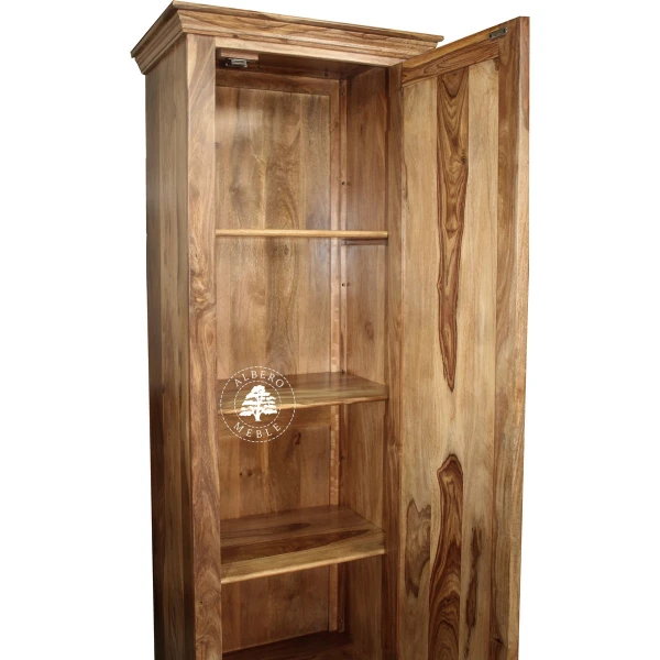 Płytka Jednodrzwiowa Szafa Drewniana w Klasycznym Stylu