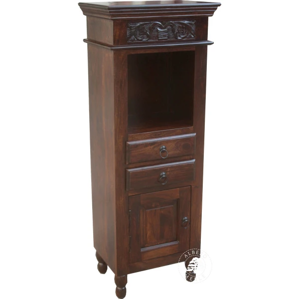 Regał drewniany ręcznie rzeźbiony