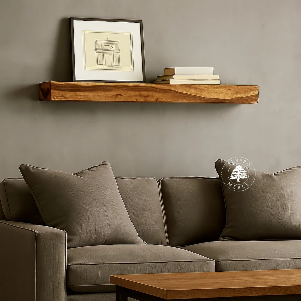 Półka z drewna palisandrowego