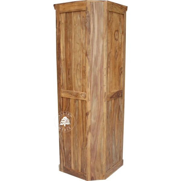 Klasyczna Drewniana Witryna Narożna