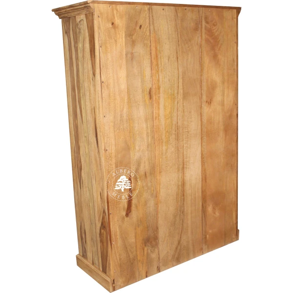 Klasyczny szeroki kredens drewniany do salonu