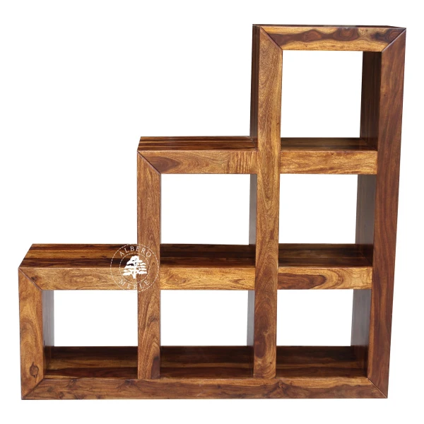 Regał schodkowy drewniany Modern Cube