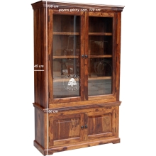 Kredens Drewniany w Klasycznym Stylu do Salonu