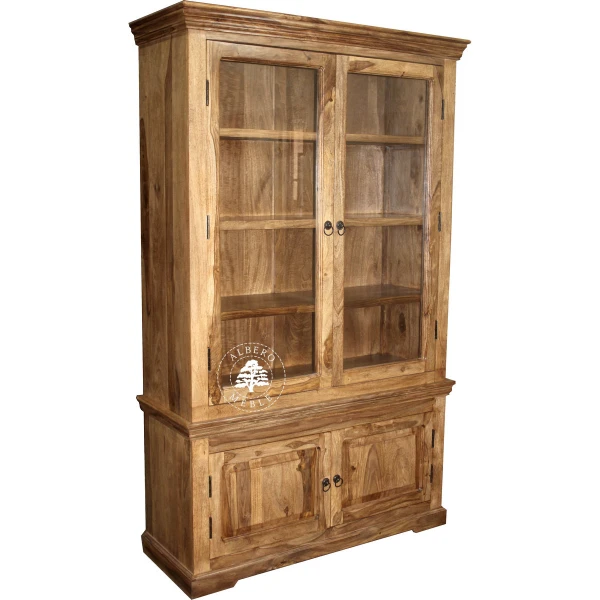 Kredens Drewniany w Klasycznym Stylu do Salonu