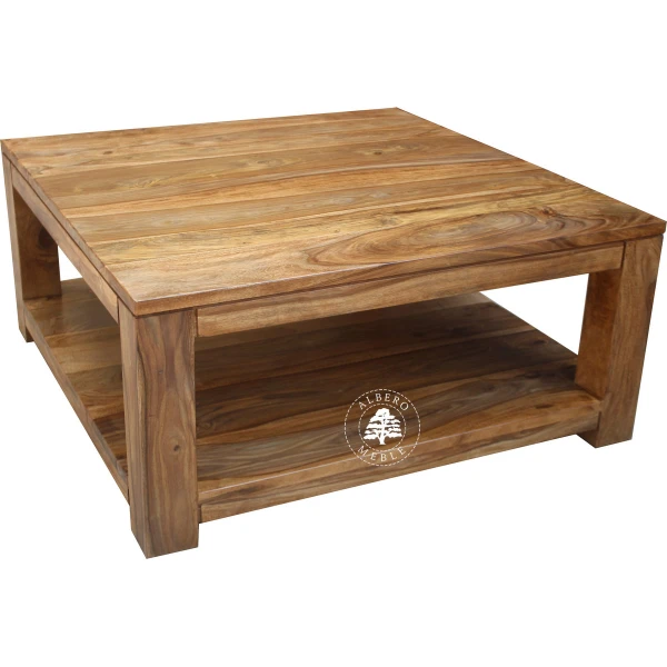 Duża drewniana ława kawowa Goa