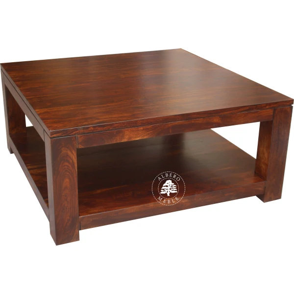 Duża drewniana ława kawowa Goa